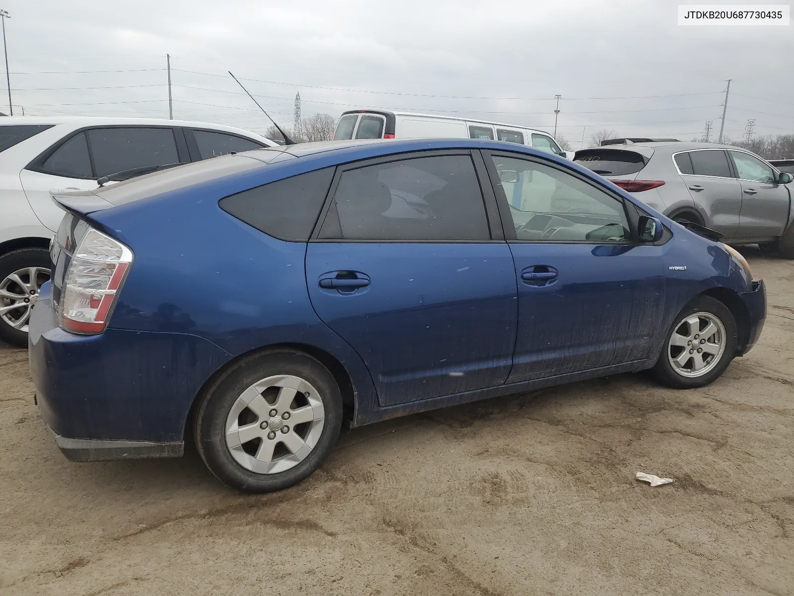 2008 Toyota Prius VIN: JTDKB20U687730435 Lot: 42702674