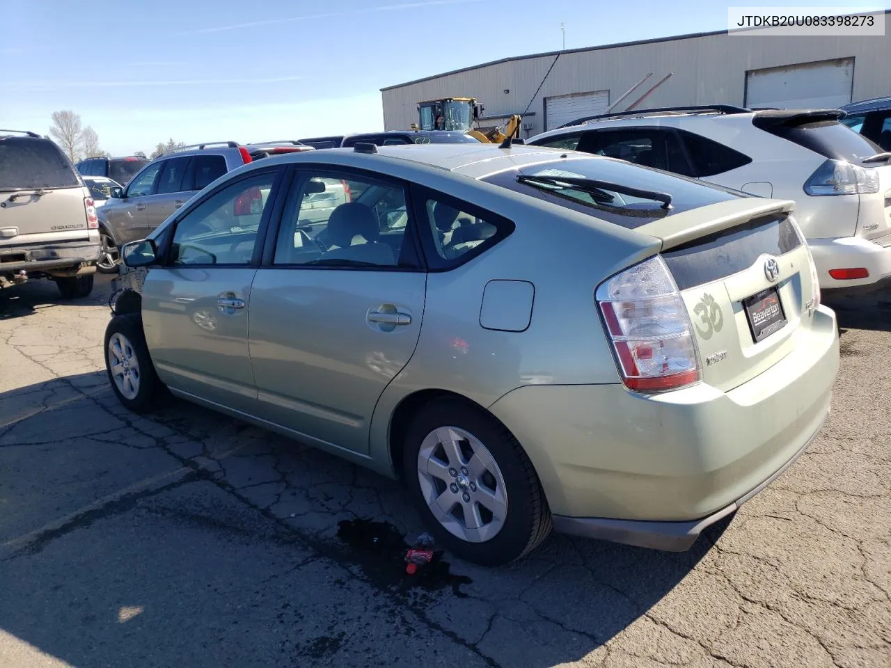 2008 Toyota Prius VIN: JTDKB20U083398273 Lot: 46493374