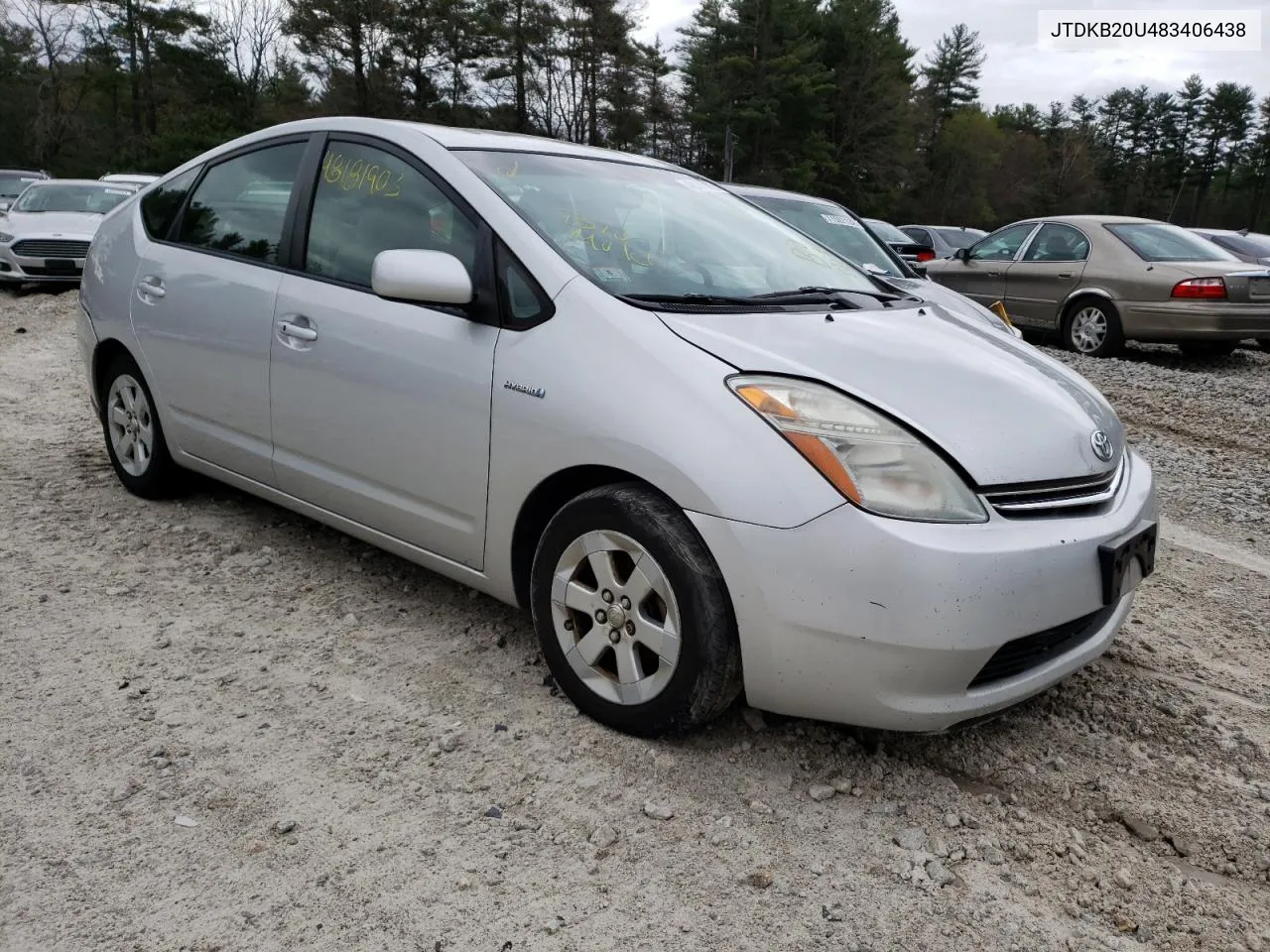 2008 Toyota Prius VIN: JTDKB20U483406438 Lot: 48181903