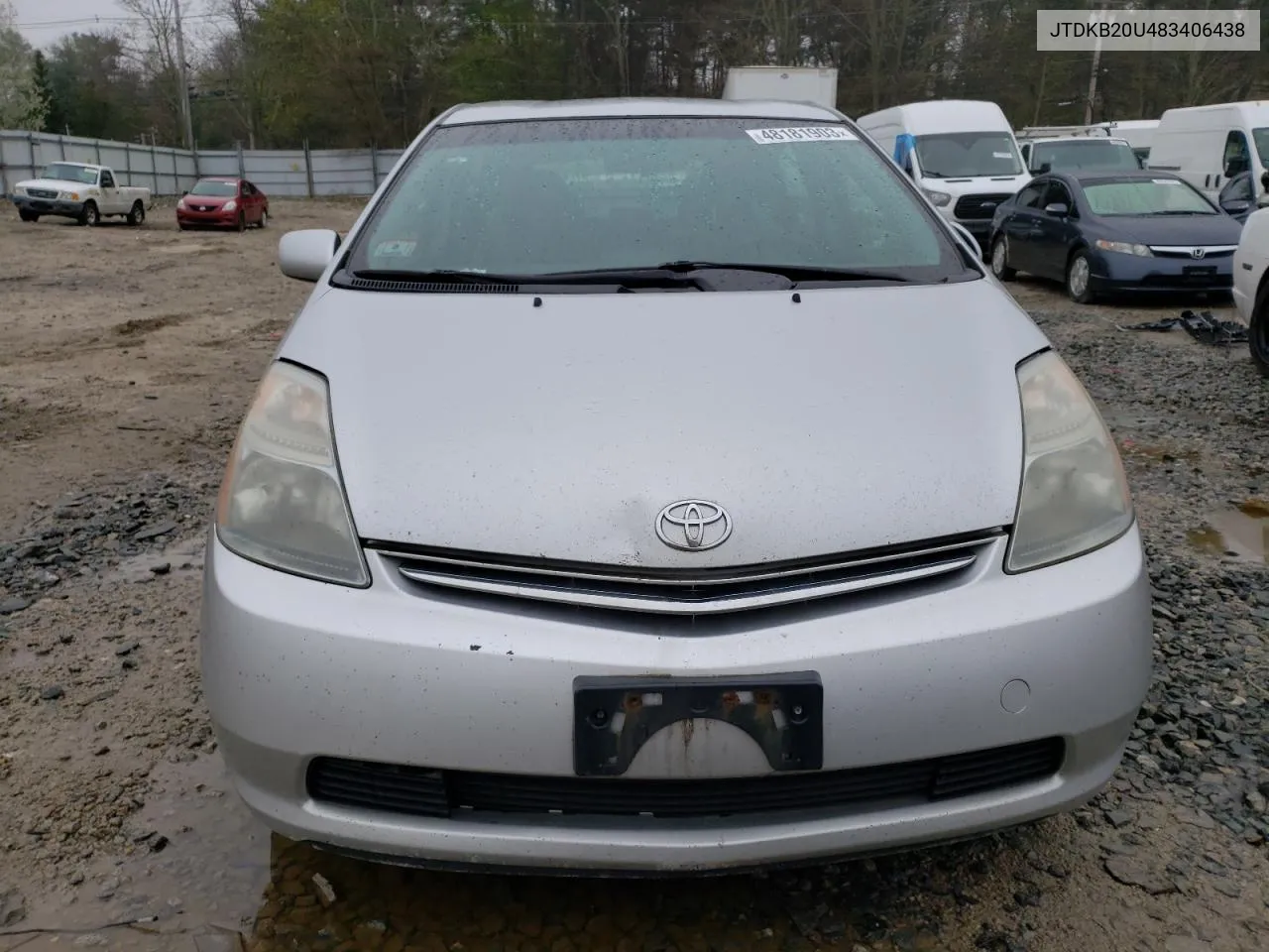 2008 Toyota Prius VIN: JTDKB20U483406438 Lot: 48181903