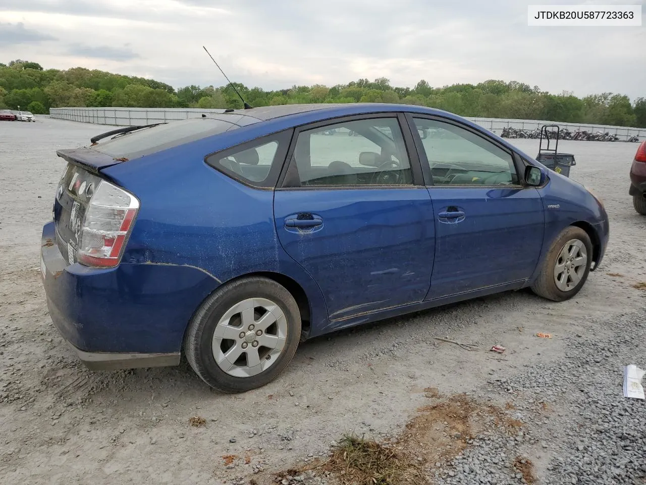 2008 Toyota Prius VIN: JTDKB20U587723363 Lot: 50878834