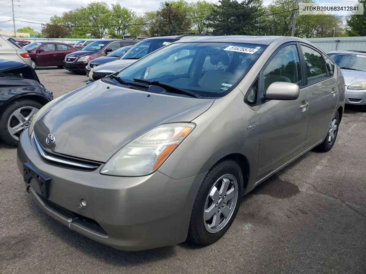 JTDKB20U683412841 2008 Toyota Prius