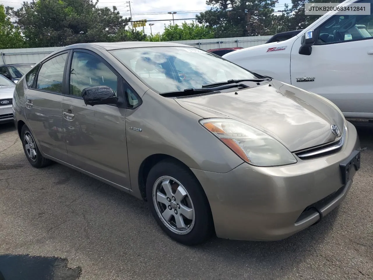 JTDKB20U683412841 2008 Toyota Prius