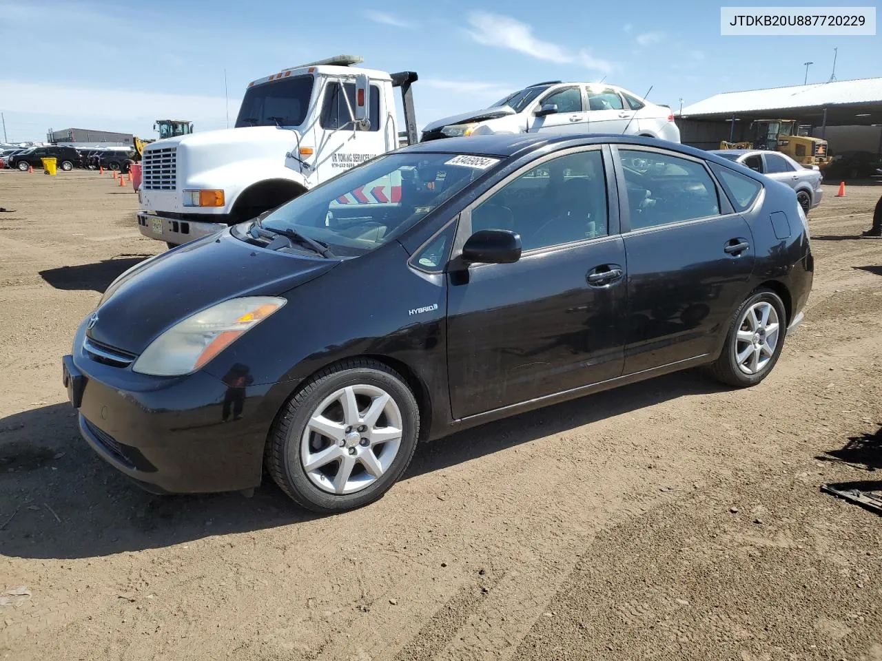 2008 Toyota Prius VIN: JTDKB20U887720229 Lot: 53469854