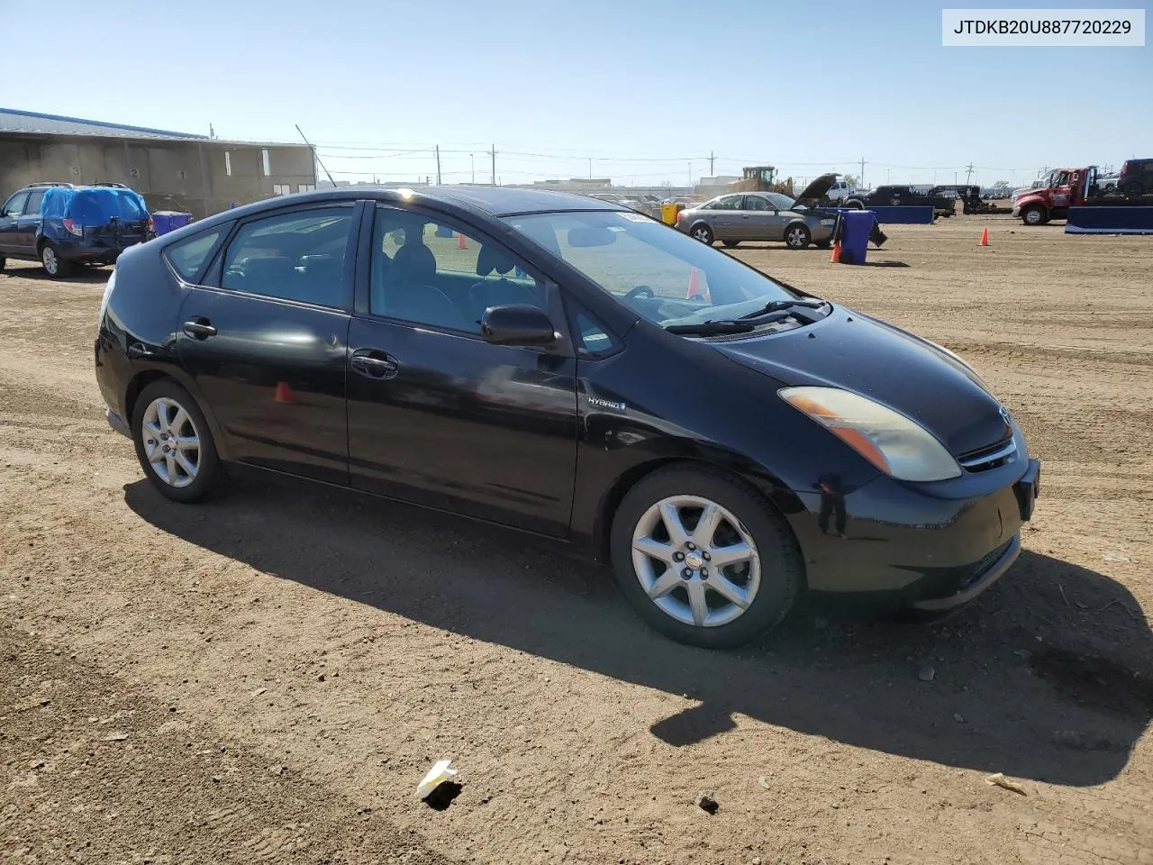 2008 Toyota Prius VIN: JTDKB20U887720229 Lot: 53469854