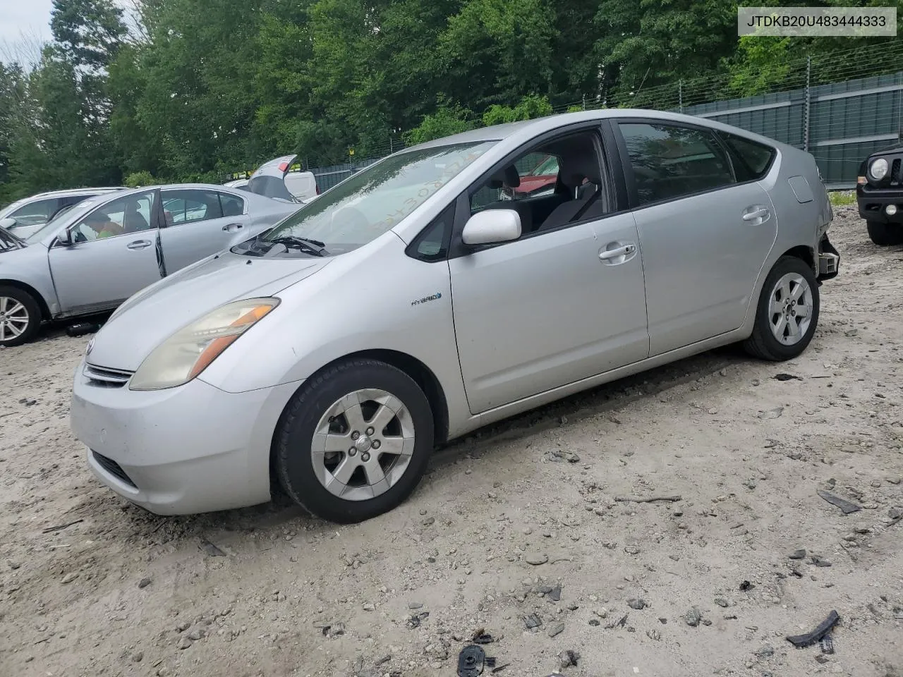 2008 Toyota Prius VIN: JTDKB20U483444333 Lot: 54308474