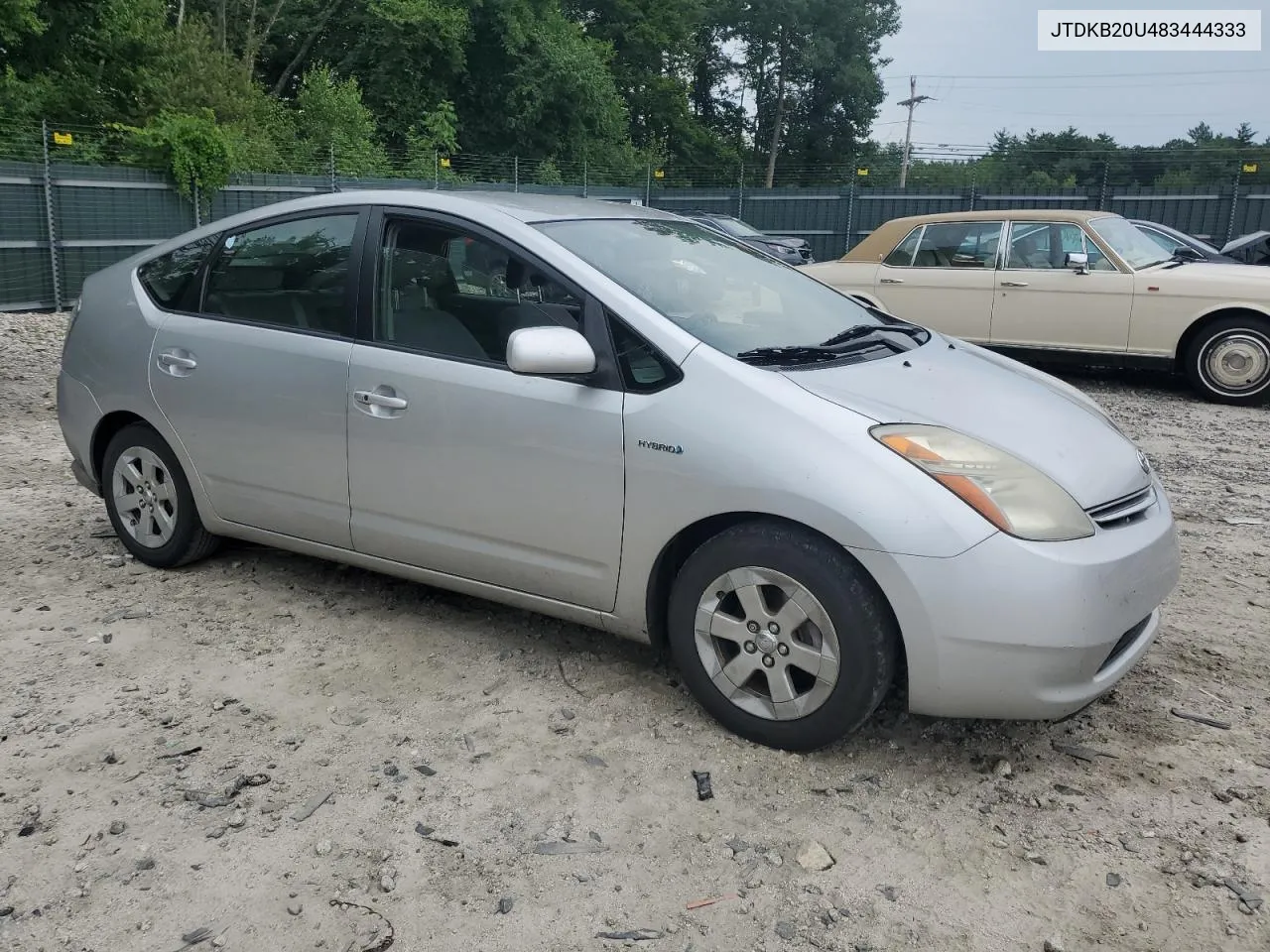 2008 Toyota Prius VIN: JTDKB20U483444333 Lot: 54308474