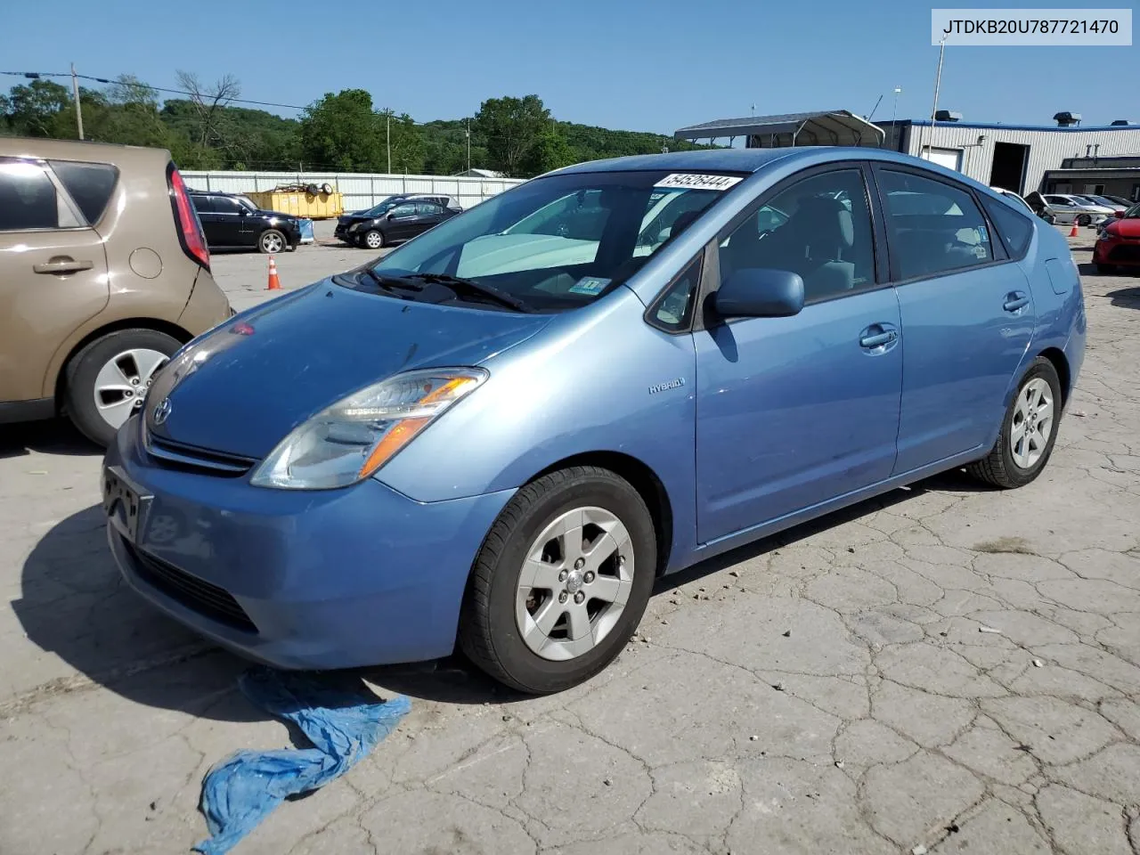 2008 Toyota Prius VIN: JTDKB20U787721470 Lot: 54526444