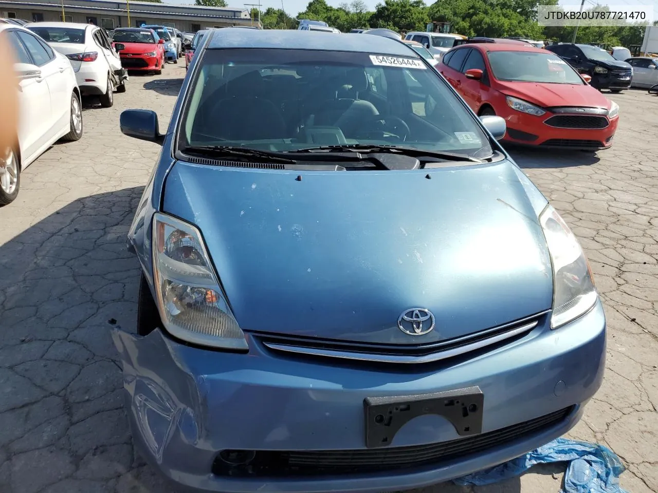 2008 Toyota Prius VIN: JTDKB20U787721470 Lot: 54526444