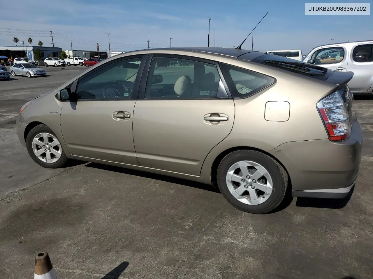 2008 Toyota Prius VIN: JTDKB20U983367202 Lot: 54535424