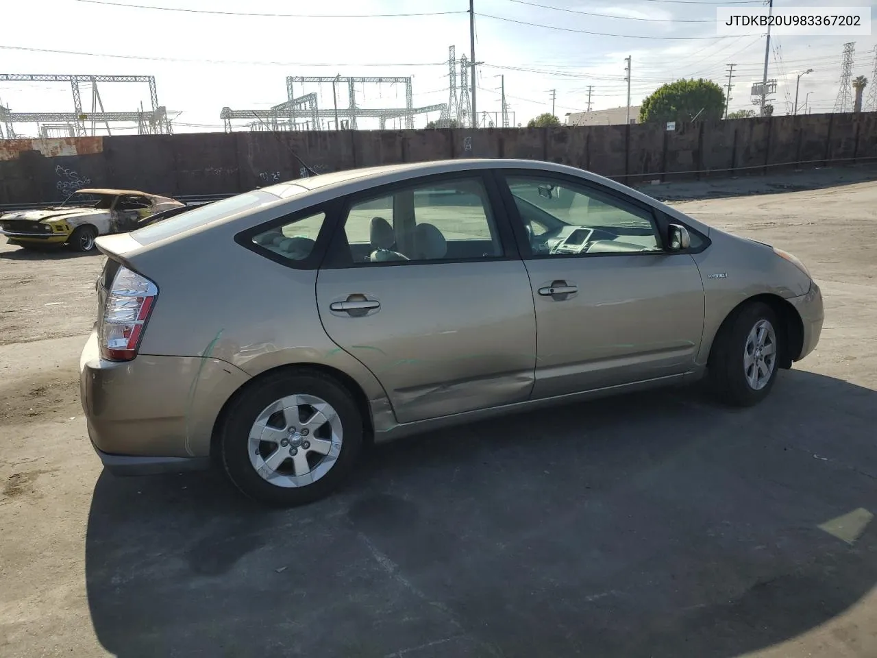 2008 Toyota Prius VIN: JTDKB20U983367202 Lot: 54535424