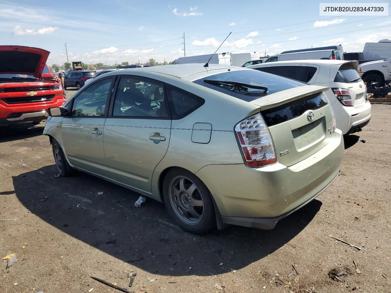 2008 Toyota Prius VIN: JTDKB20U283447330 Lot: 54642234