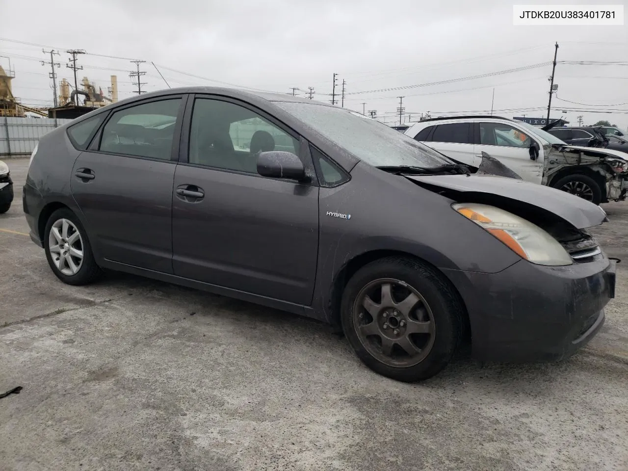 2008 Toyota Prius VIN: JTDKB20U383401781 Lot: 55351074