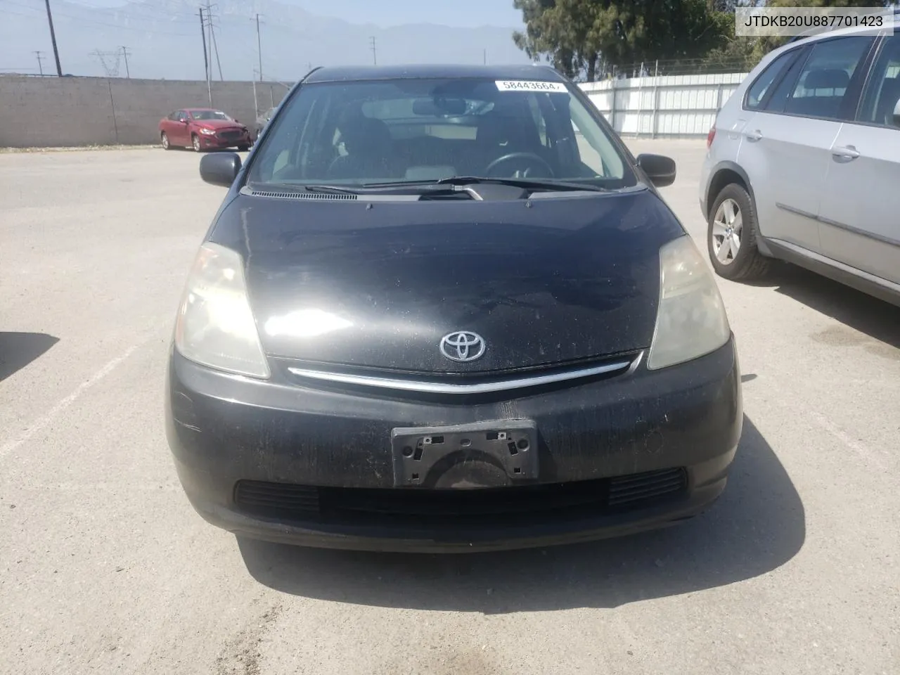 2008 Toyota Prius VIN: JTDKB20U887701423 Lot: 58443664