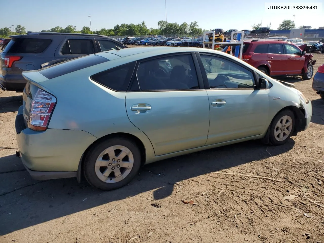 2008 Toyota Prius VIN: JTDKB20U383395481 Lot: 58456264