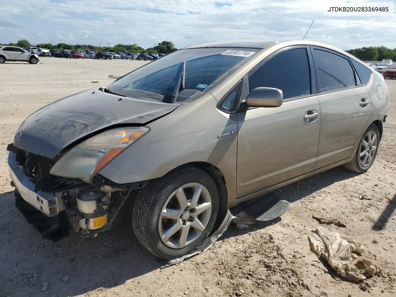 2008 Toyota Prius VIN: JTDKB20U283369485 Lot: 59761774