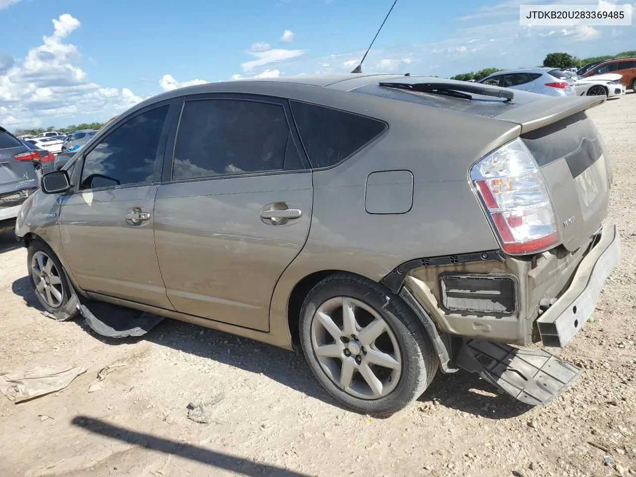 2008 Toyota Prius VIN: JTDKB20U283369485 Lot: 59761774