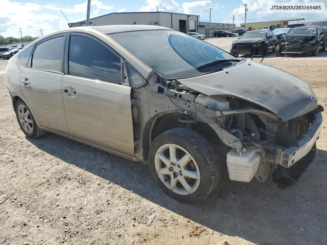 2008 Toyota Prius VIN: JTDKB20U283369485 Lot: 59761774