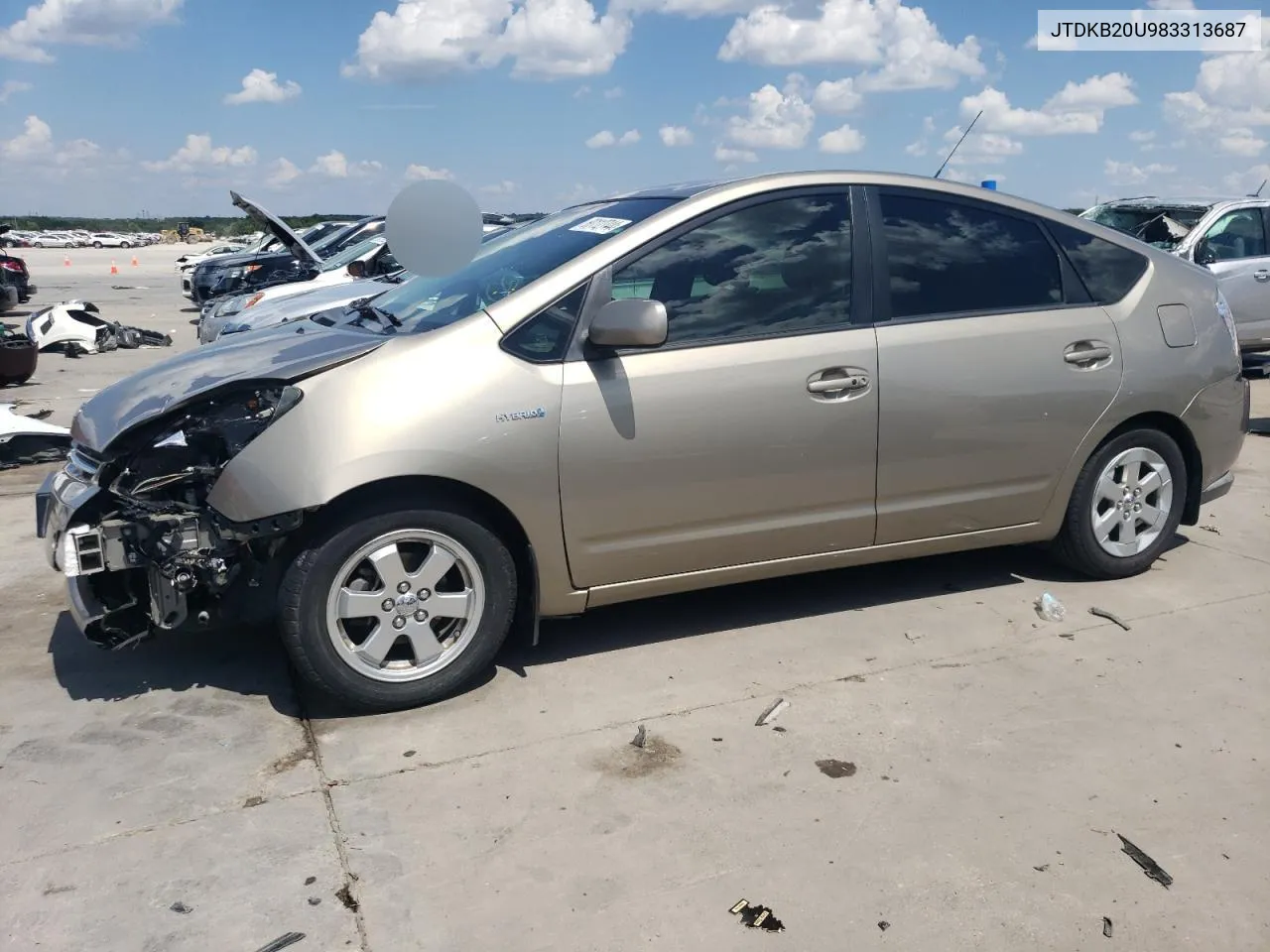 2008 Toyota Prius VIN: JTDKB20U983313687 Lot: 60112744