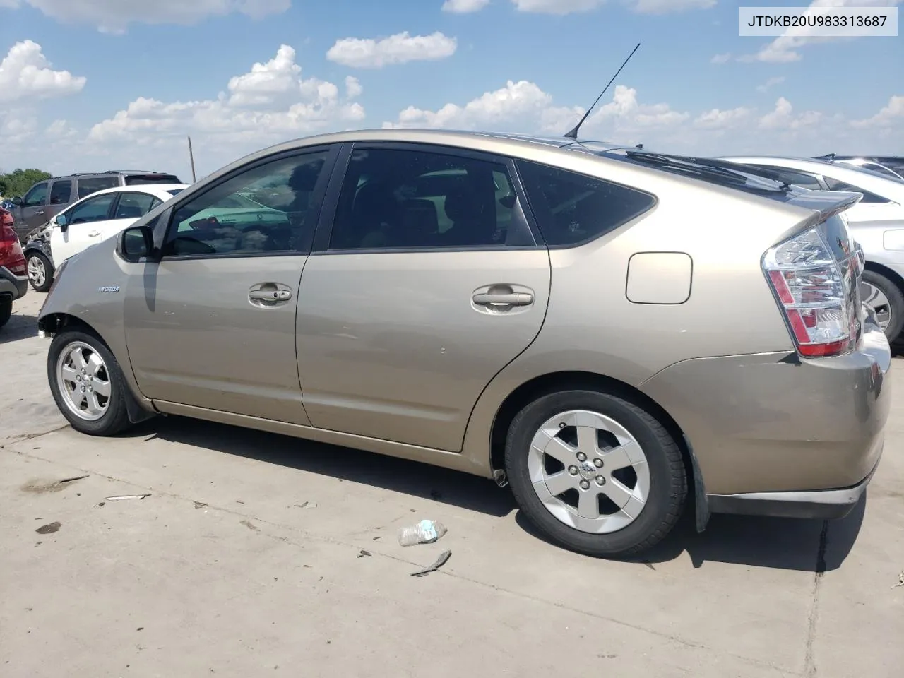 2008 Toyota Prius VIN: JTDKB20U983313687 Lot: 60112744