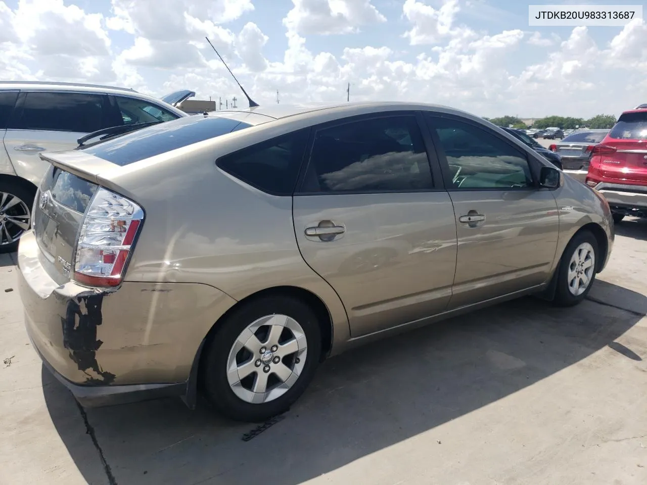 2008 Toyota Prius VIN: JTDKB20U983313687 Lot: 60112744