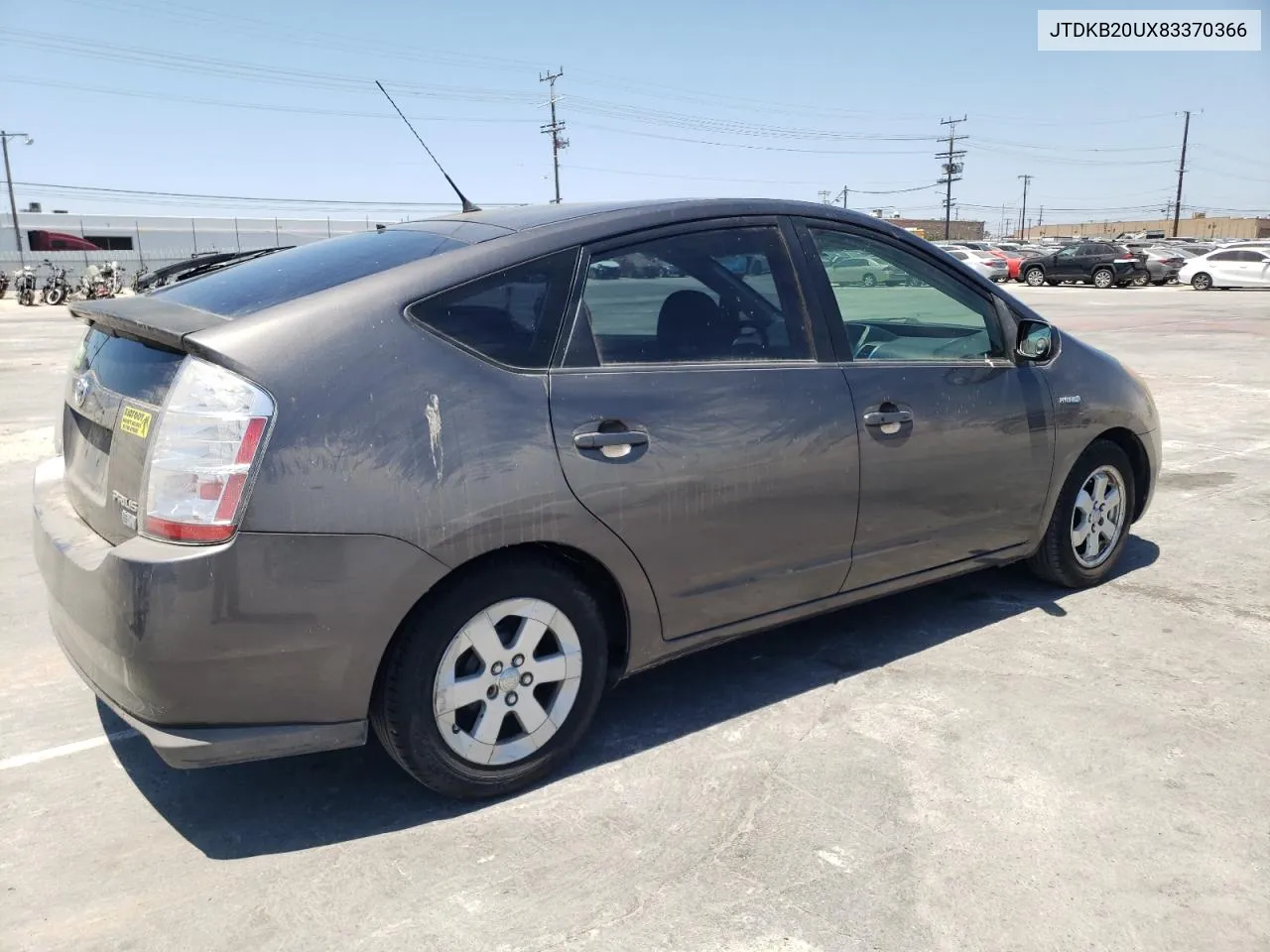 2008 Toyota Prius VIN: JTDKB20UX83370366 Lot: 60773554