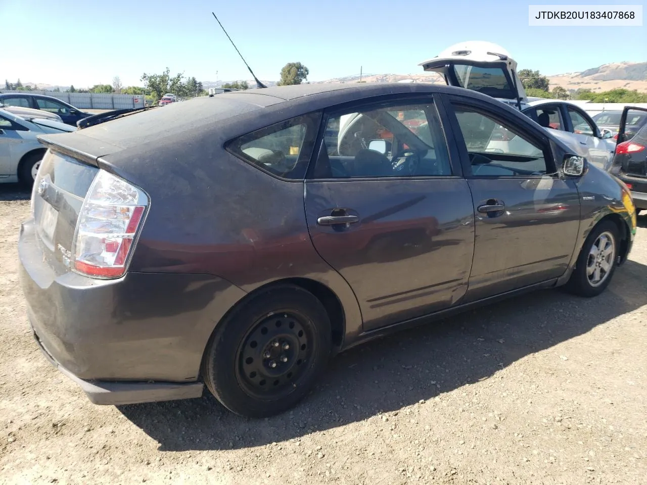 2008 Toyota Prius VIN: JTDKB20U183407868 Lot: 60962994