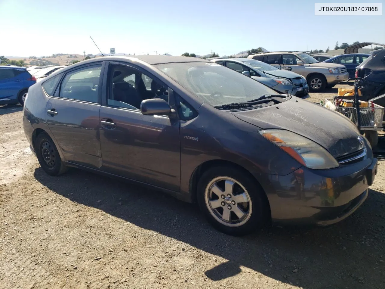 2008 Toyota Prius VIN: JTDKB20U183407868 Lot: 60962994