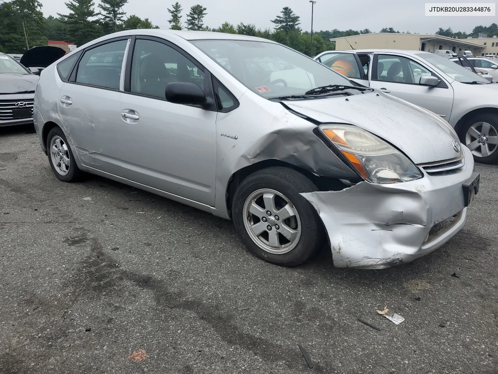 2008 Toyota Prius VIN: JTDKB20U283344876 Lot: 61454144