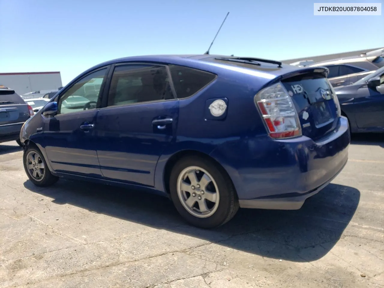 2008 Toyota Prius VIN: JTDKB20U087804058 Lot: 61950084