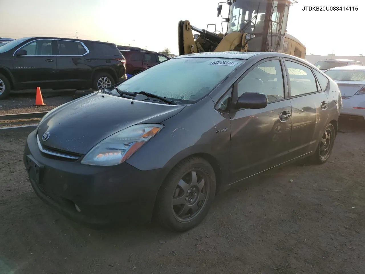 2008 Toyota Prius VIN: JTDKB20U083414116 Lot: 62248334