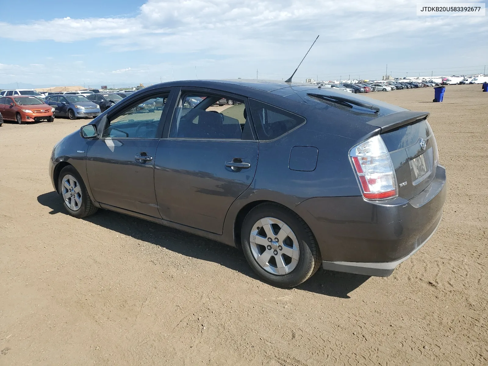 2008 Toyota Prius VIN: JTDKB20U583392677 Lot: 62387894