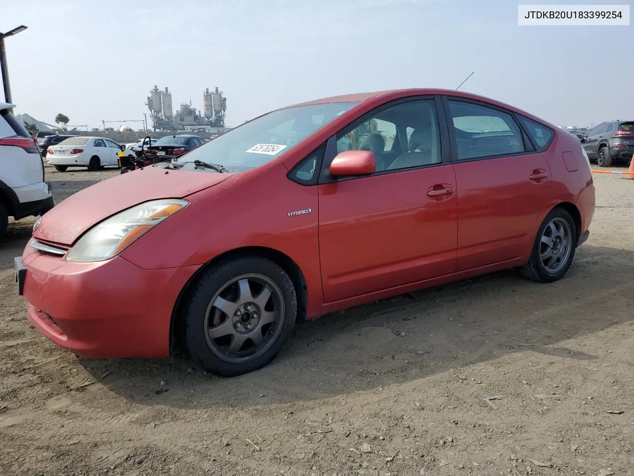 2008 Toyota Prius VIN: JTDKB20U183399254 Lot: 62676354