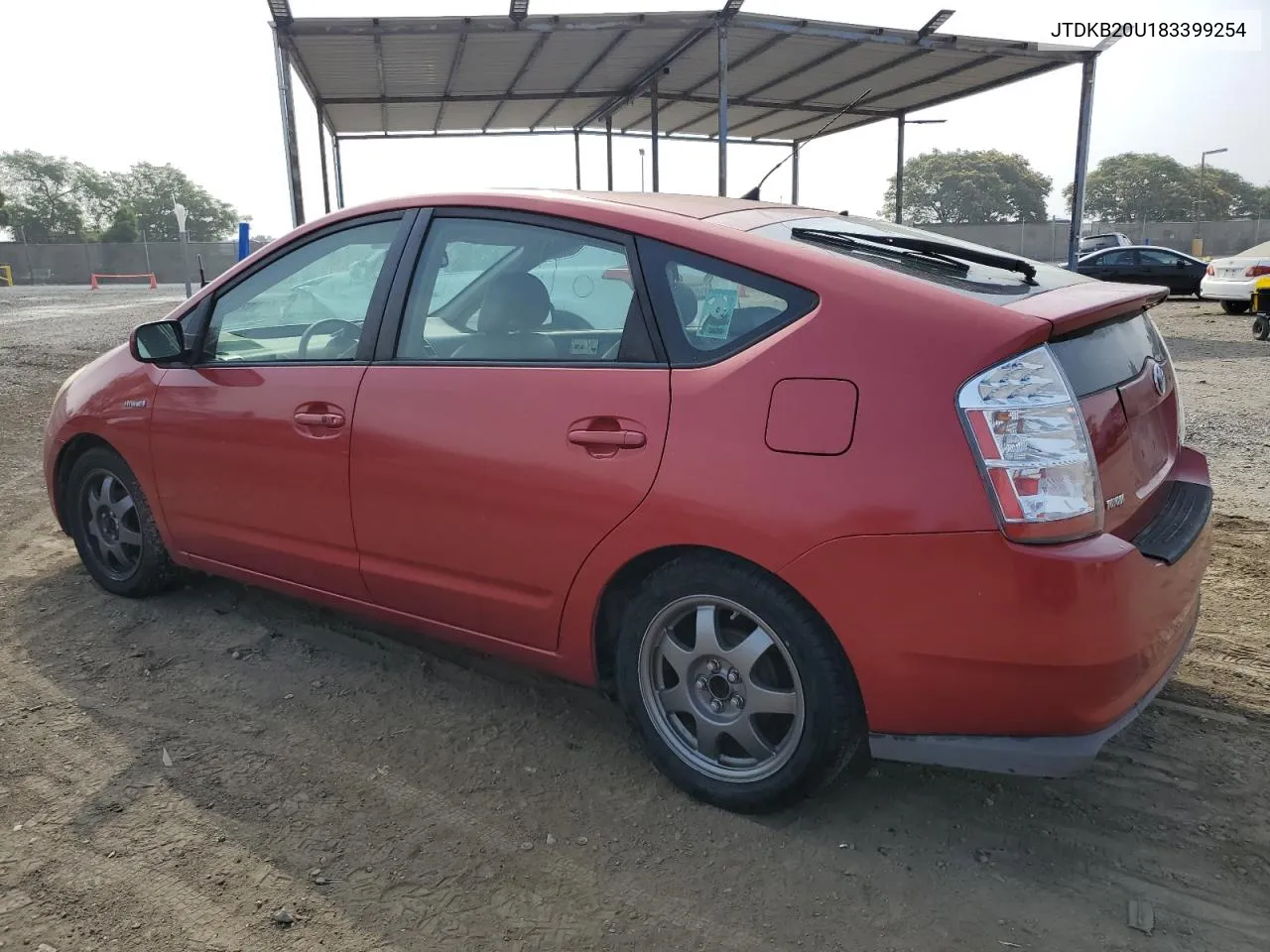 2008 Toyota Prius VIN: JTDKB20U183399254 Lot: 62676354