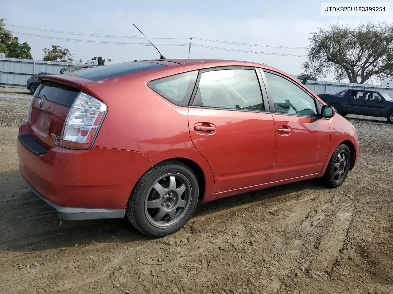 2008 Toyota Prius VIN: JTDKB20U183399254 Lot: 62676354