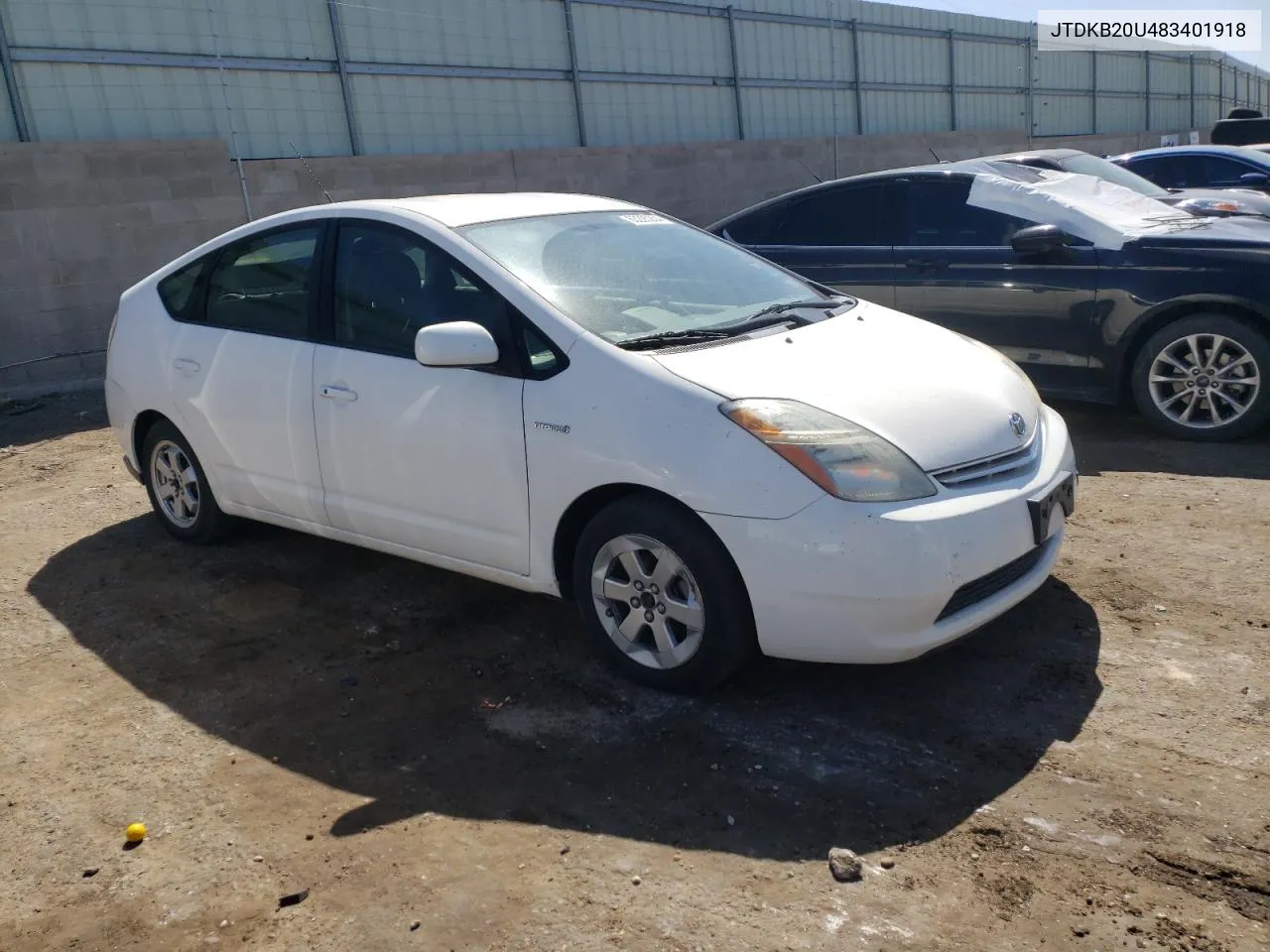 2008 Toyota Prius VIN: JTDKB20U483401918 Lot: 63225254