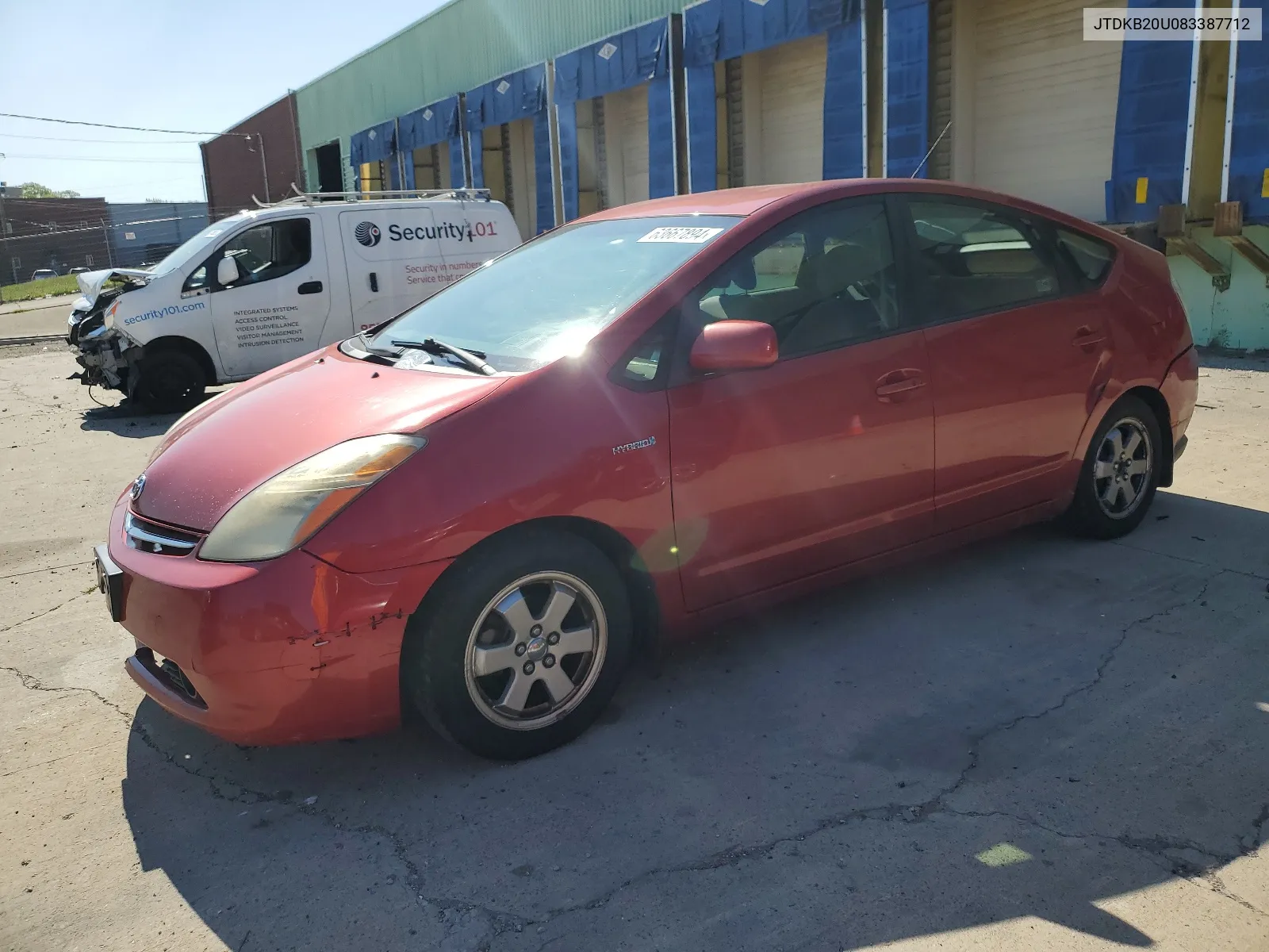 JTDKB20U083387712 2008 Toyota Prius