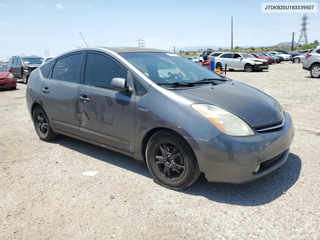 2008 Toyota Prius VIN: JTDKB20U183339507 Lot: 63698524