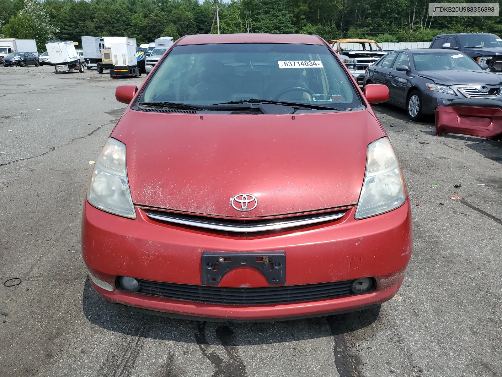 JTDKB20U983356393 2008 Toyota Prius