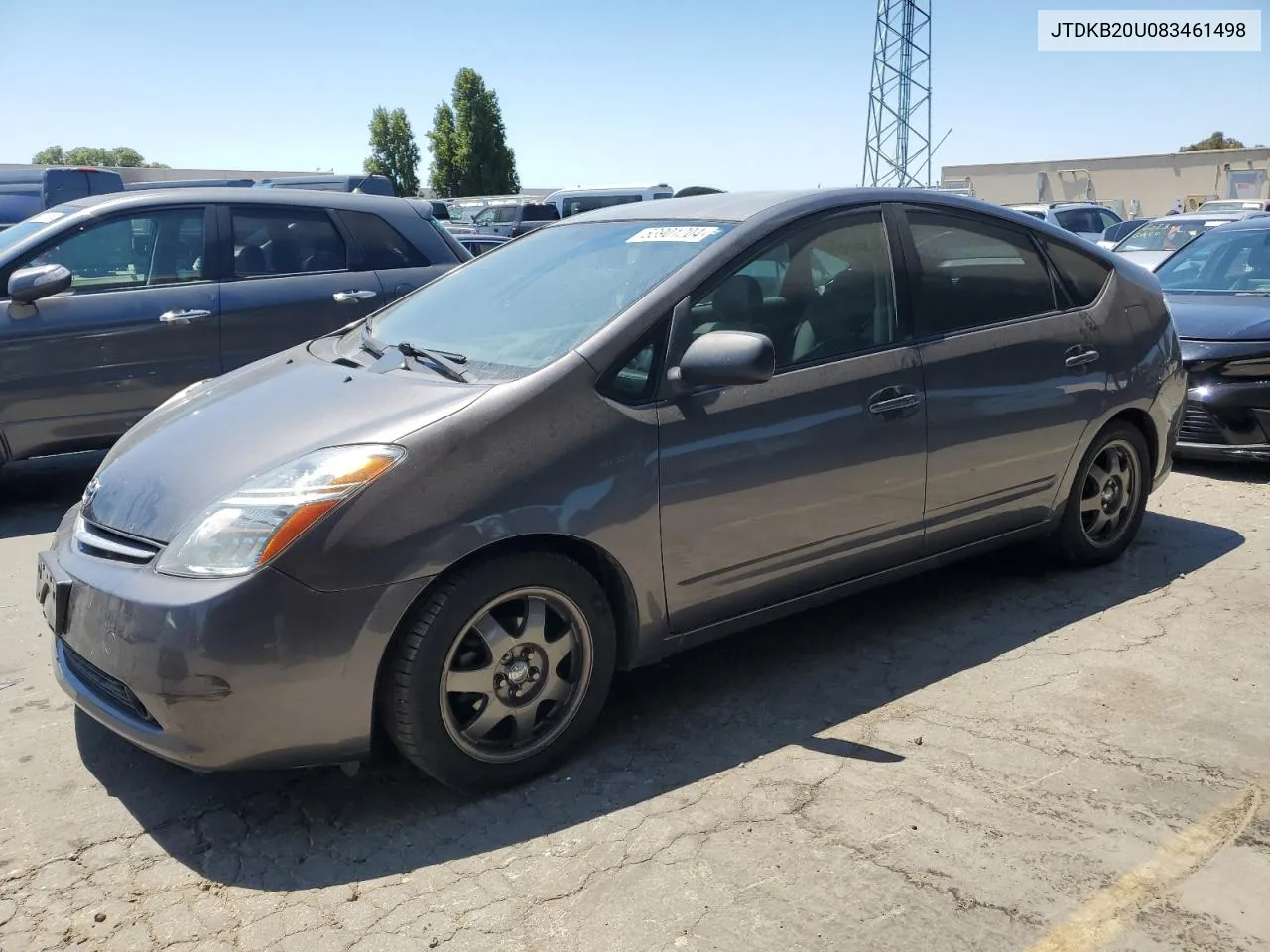 2008 Toyota Prius VIN: JTDKB20U083461498 Lot: 63901204