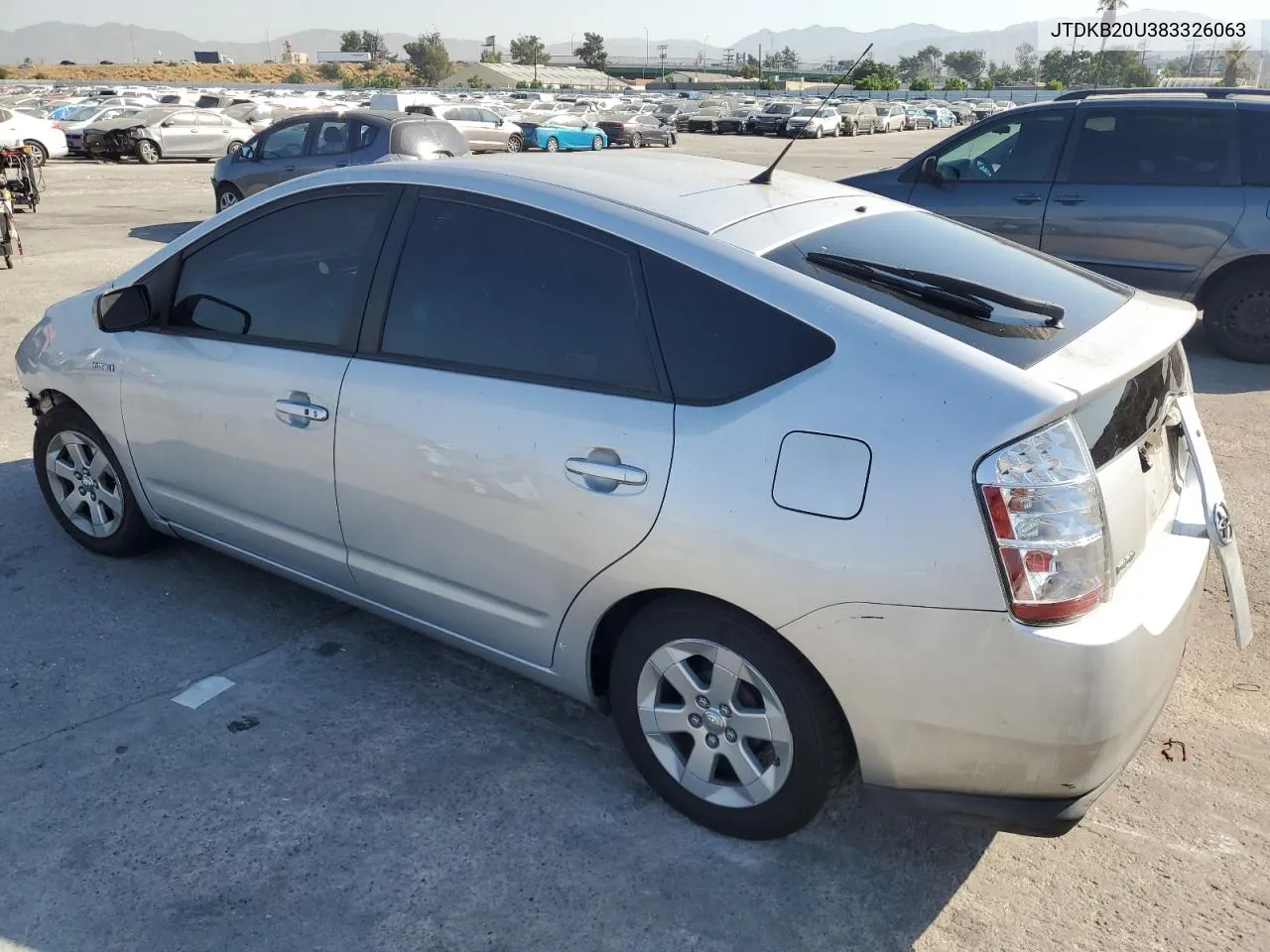 2008 Toyota Prius VIN: JTDKB20U383326063 Lot: 64218574