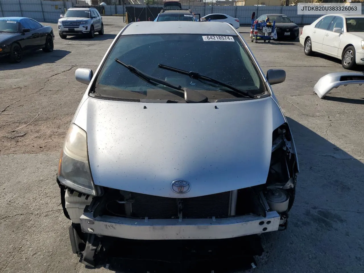 JTDKB20U383326063 2008 Toyota Prius