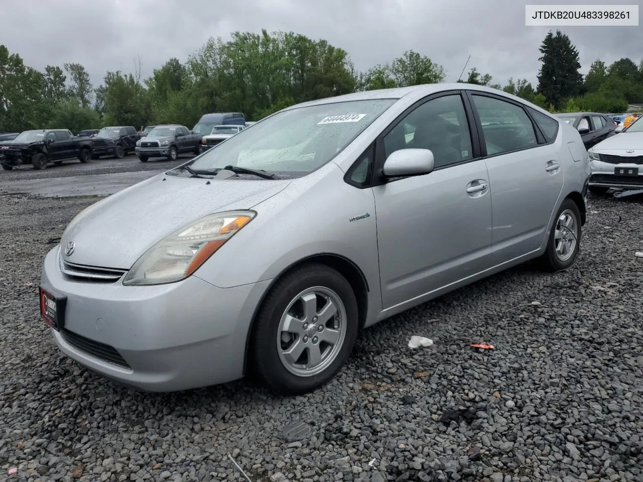 2008 Toyota Prius VIN: JTDKB20U483398261 Lot: 64444974