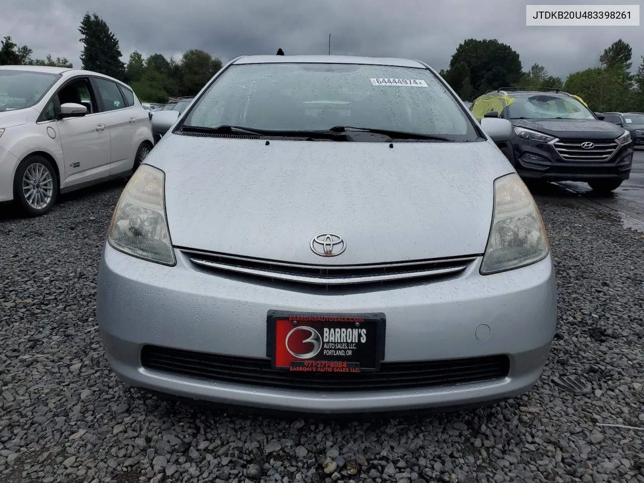 2008 Toyota Prius VIN: JTDKB20U483398261 Lot: 64444974