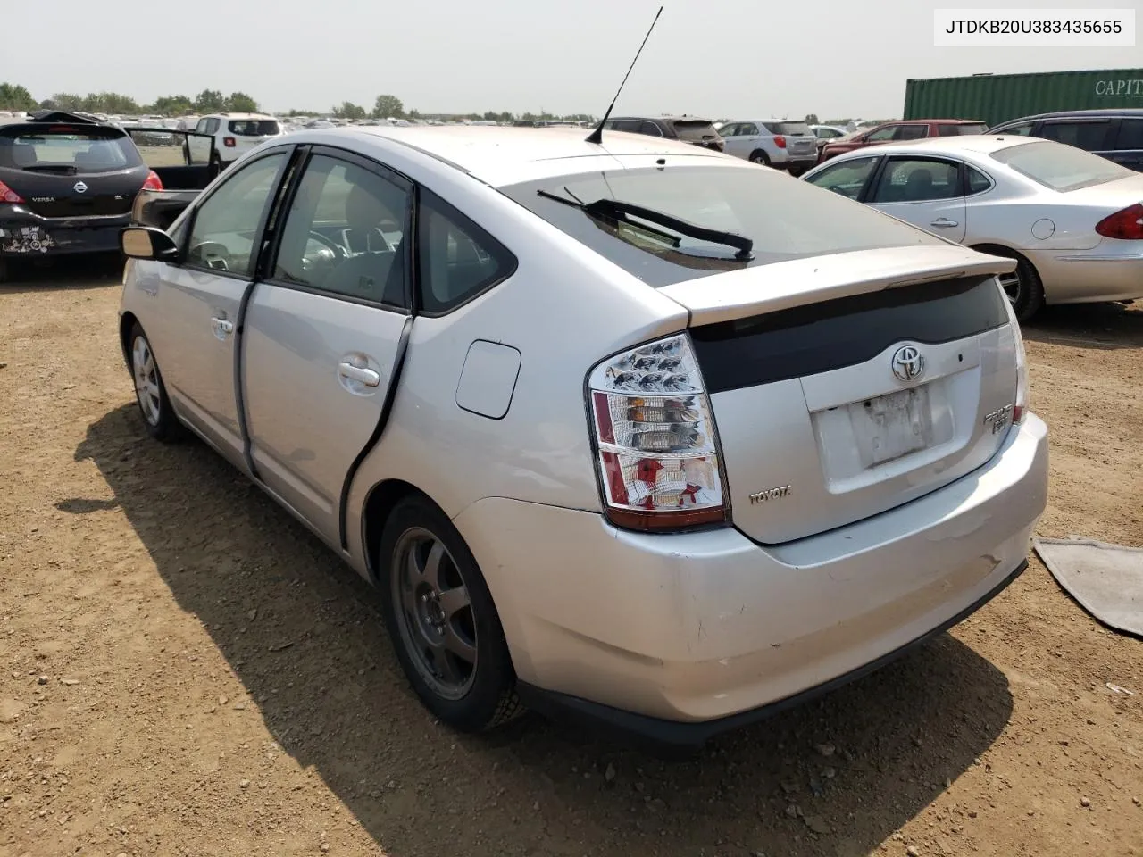 2008 Toyota Prius VIN: JTDKB20U383435655 Lot: 64775444