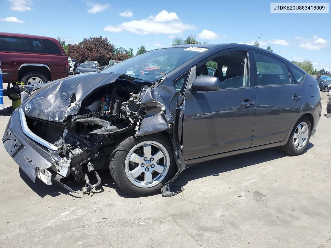 2008 Toyota Prius VIN: JTDKB20U883418009 Lot: 65081384