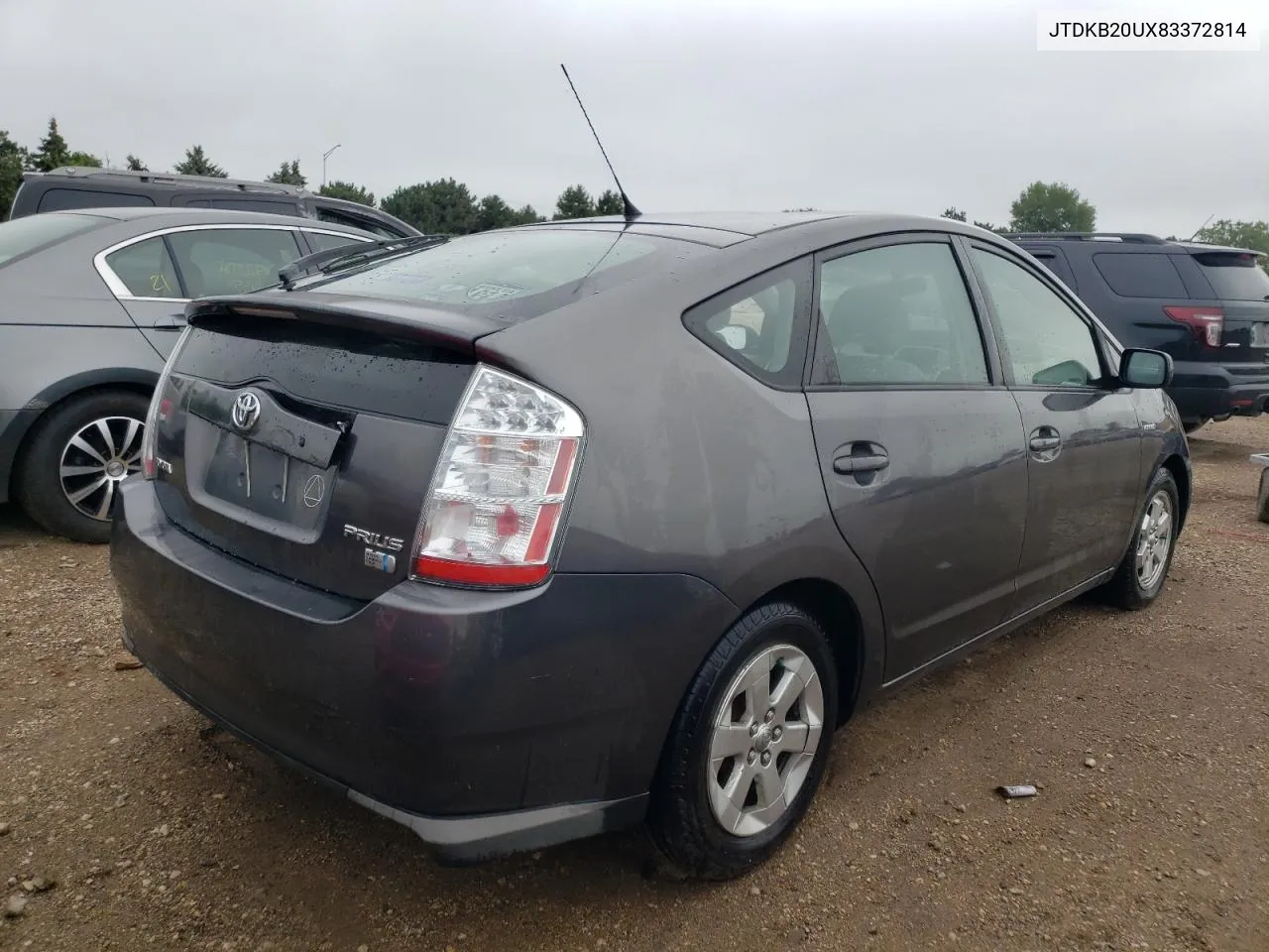 2008 Toyota Prius VIN: JTDKB20UX83372814 Lot: 65600044