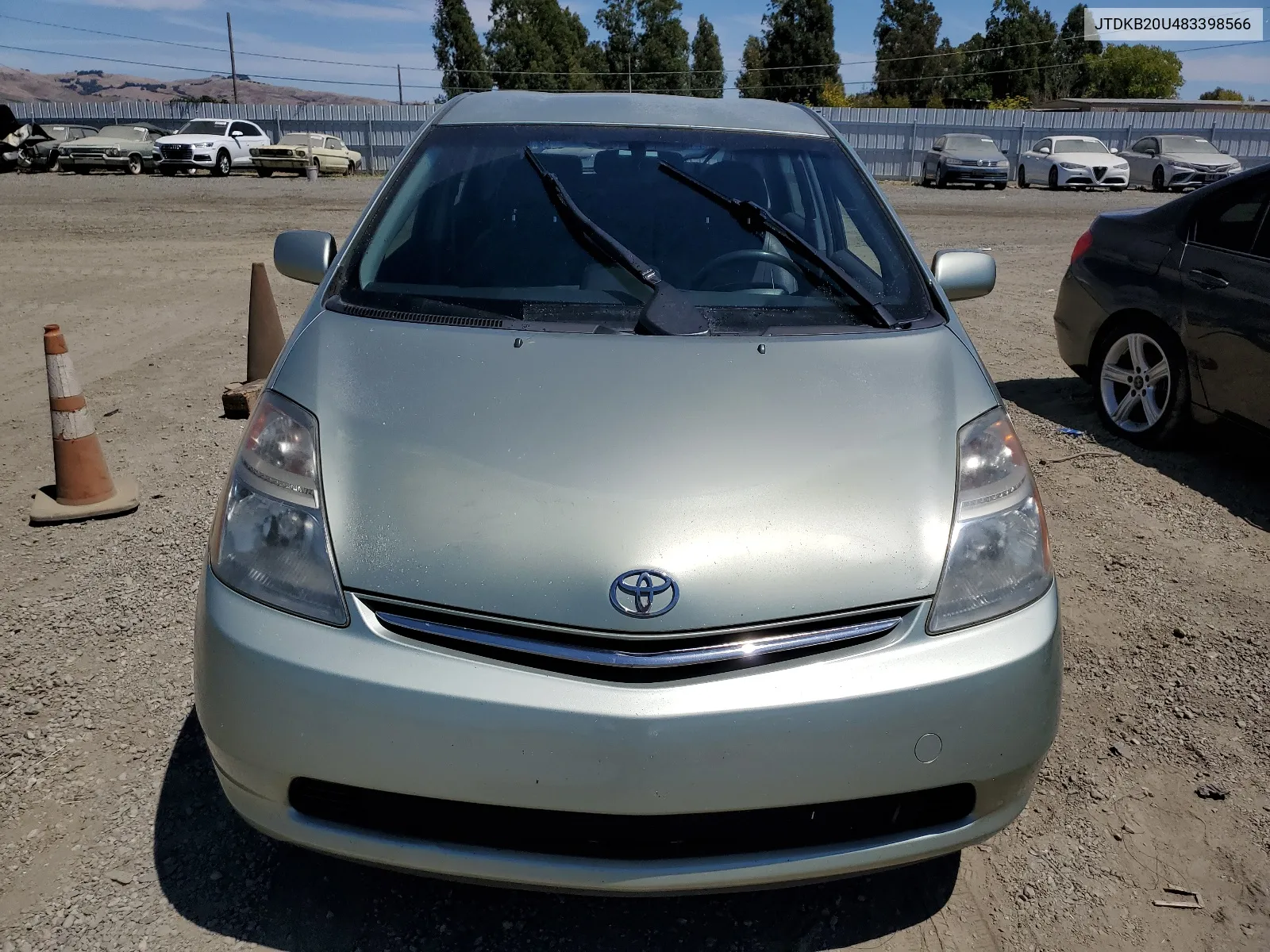 2008 Toyota Prius VIN: JTDKB20U483398566 Lot: 65864984