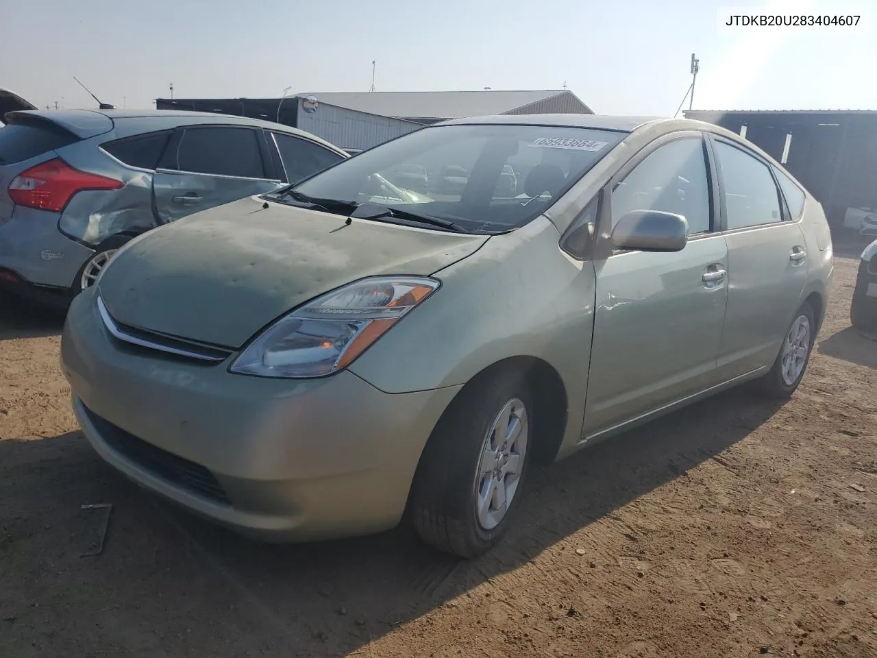 2008 Toyota Prius VIN: JTDKB20U283404607 Lot: 65933884