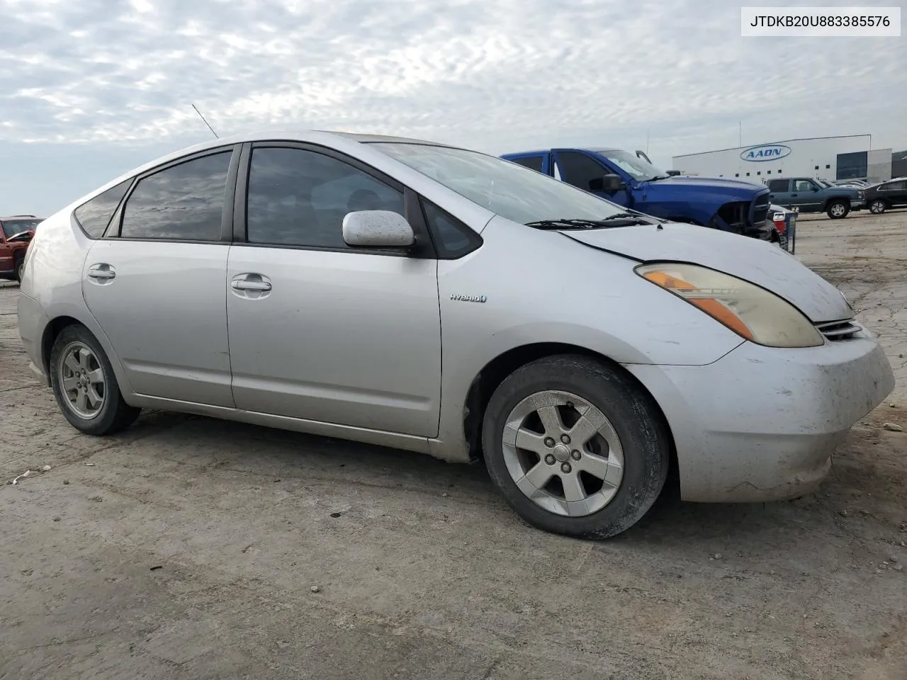 2008 Toyota Prius VIN: JTDKB20U883385576 Lot: 66003104